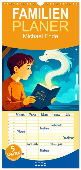 Michael Ende (CALVENDO Familienplaner 2026)