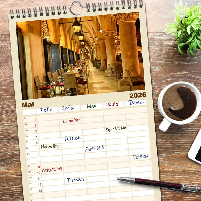 Besucht doch mal Krakau (CALVENDO Familienplaner 2026)