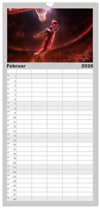 Olympische Sportarten (CALVENDO Familienplaner 2026)