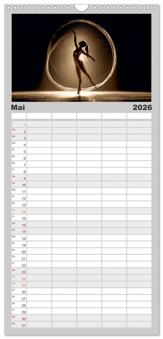 Olympische Sportarten (CALVENDO Familienplaner 2026)