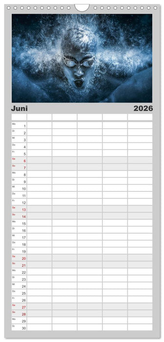 Olympische Sportarten (CALVENDO Familienplaner 2026)