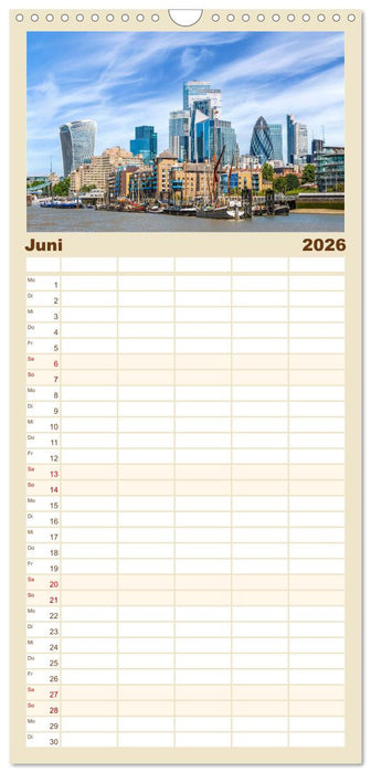 LONDON Magie einer Metropole (CALVENDO Familienplaner 2026)