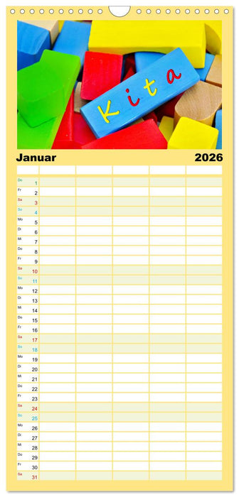 Traumberuf - Erzieher:innen in der Kinderkrippe (CALVENDO Familienplaner 2026)