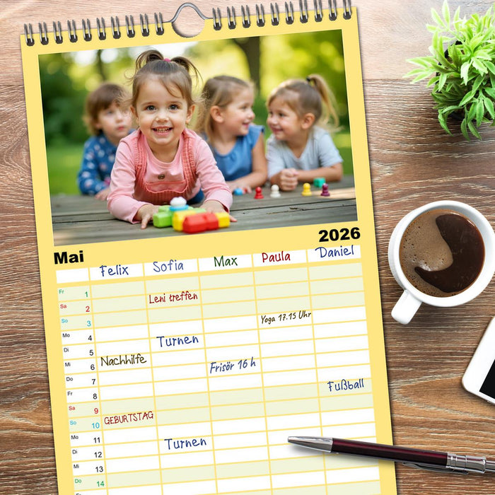 Traumberuf - Erzieher:innen in der Kinderkrippe (CALVENDO Familienplaner 2026)