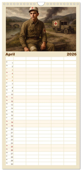Ernest Hemingway (CALVENDO Familienplaner 2026)