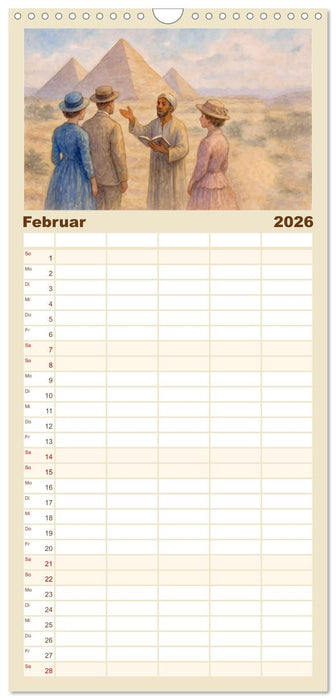 Mark Twain (CALVENDO Familienplaner 2026)