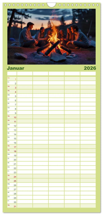 Camping-Life und Abenteuer (CALVENDO Familienplaner 2026)