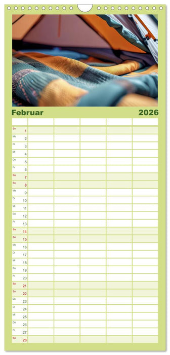 Camping-Life und Abenteuer (CALVENDO Familienplaner 2026)