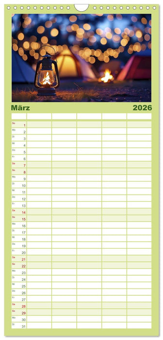 Camping-Life und Abenteuer (CALVENDO Familienplaner 2026)