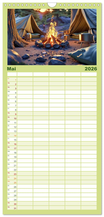 Camping-Life und Abenteuer (CALVENDO Familienplaner 2026)