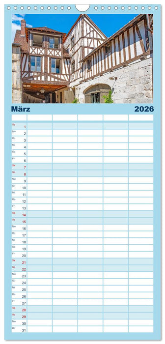Rouen - ein traumhaftes Reiseziel (CALVENDO Familienplaner 2026)