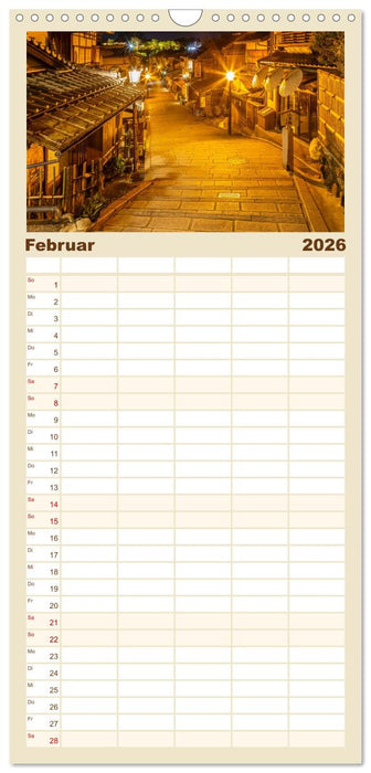Kyoto - Ästhetik der Stille (CALVENDO Familienplaner 2026)