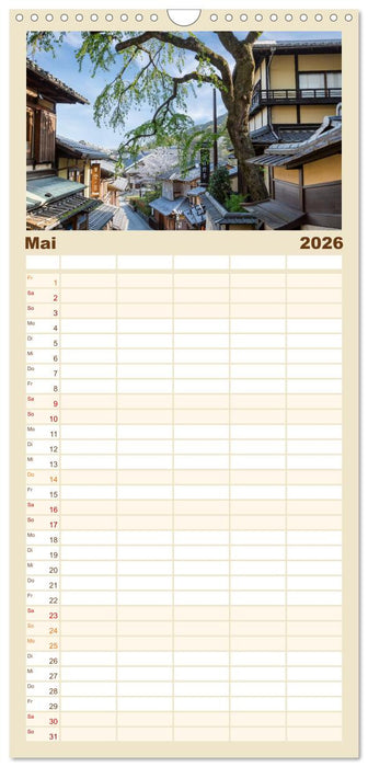 Kyoto - Ästhetik der Stille (CALVENDO Familienplaner 2026)