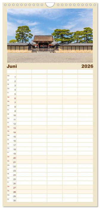 Kyoto - Ästhetik der Stille (CALVENDO Familienplaner 2026)