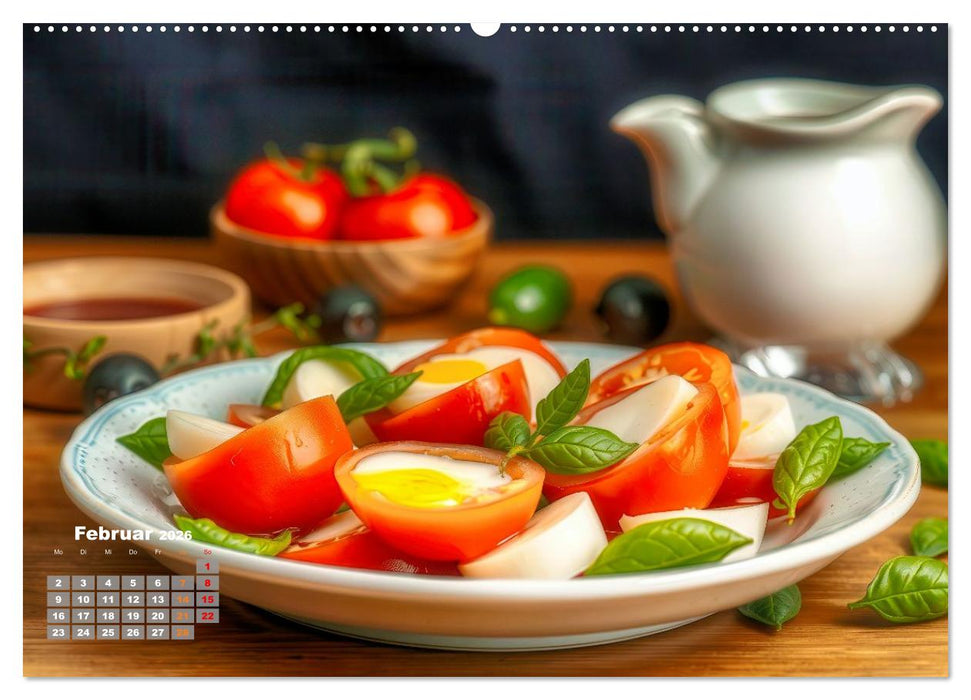 Mediterrane feinste Öle (CALVENDO Premium Wandkalender 2026)