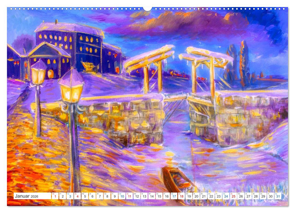 Van Gogh - neu interpretiert (CALVENDO Wandkalender 2026)