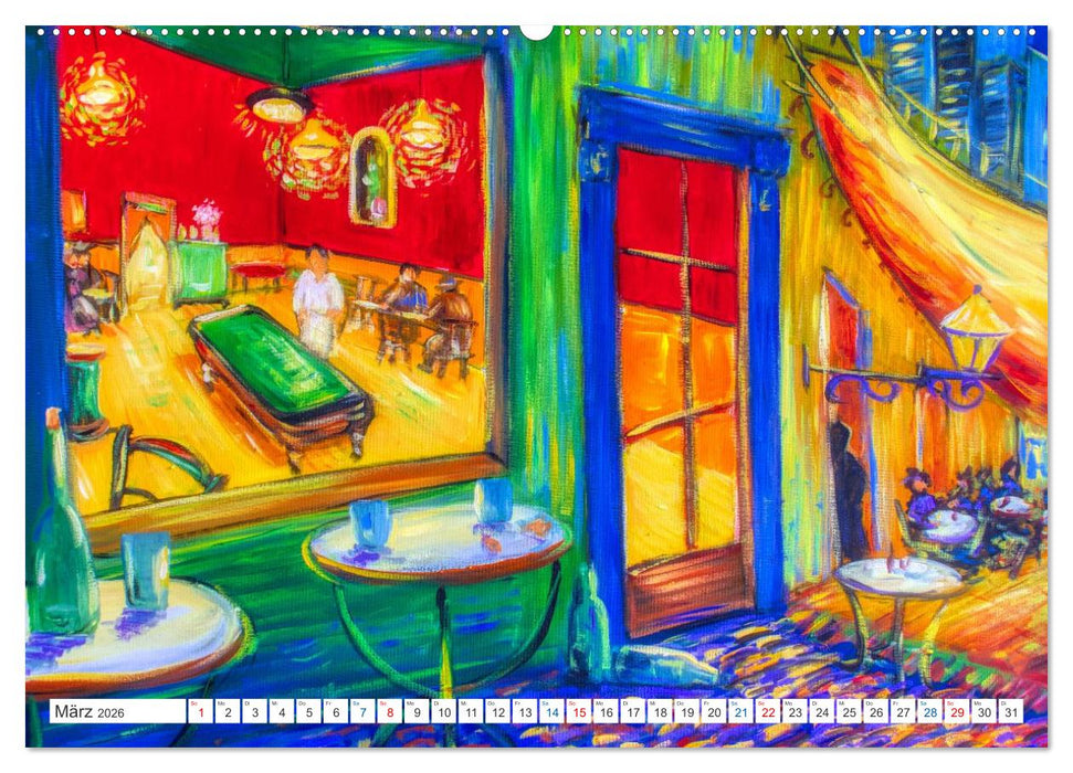 Van Gogh - neu interpretiert (CALVENDO Wandkalender 2026)
