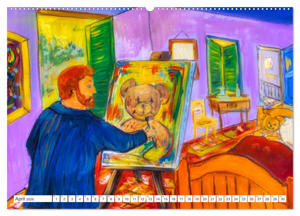 Van Gogh - neu interpretiert (CALVENDO Wandkalender 2026)