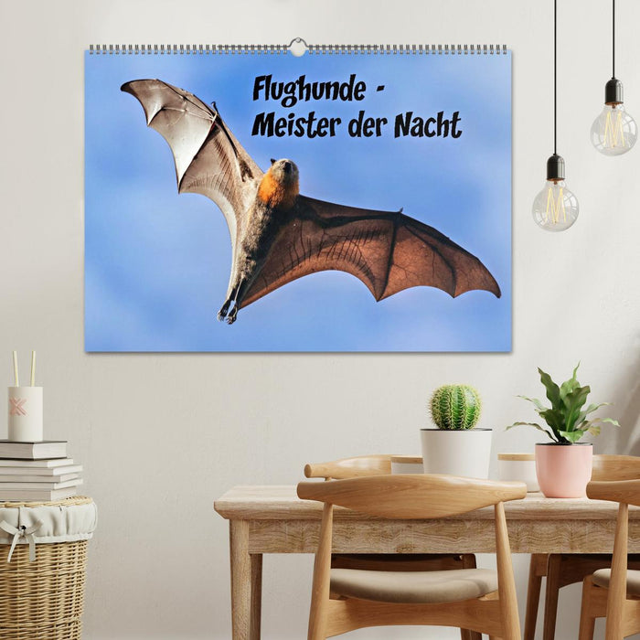 Flughunde - Meister der Nacht (CALVENDO Wandkalender 2026)