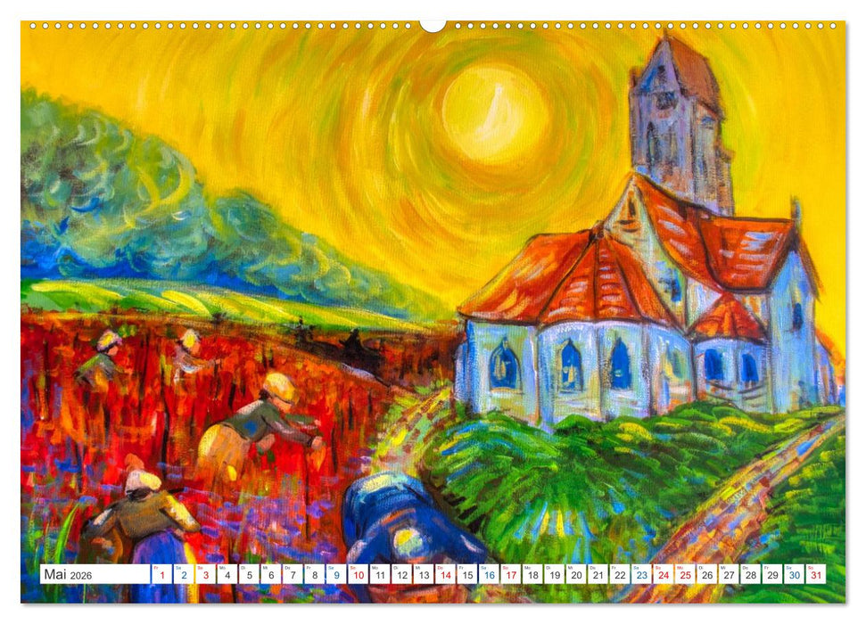 Van Gogh - neu interpretiert (CALVENDO Premium Wandkalender 2026)