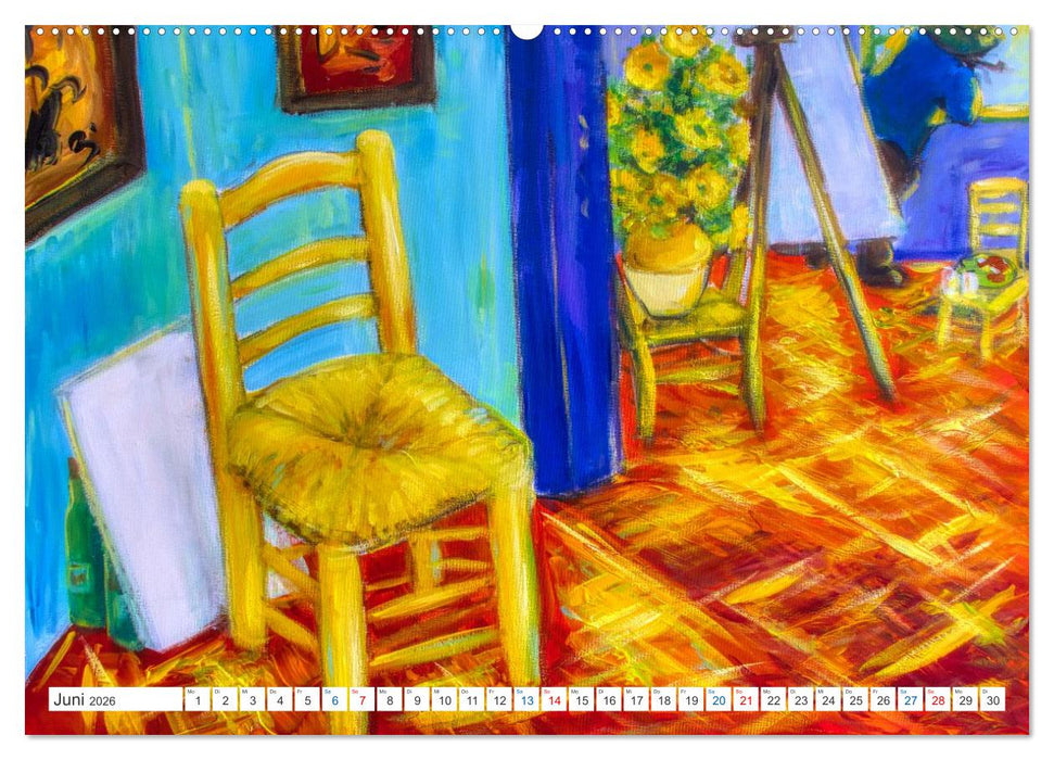 Van Gogh - neu interpretiert (CALVENDO Premium Wandkalender 2026)