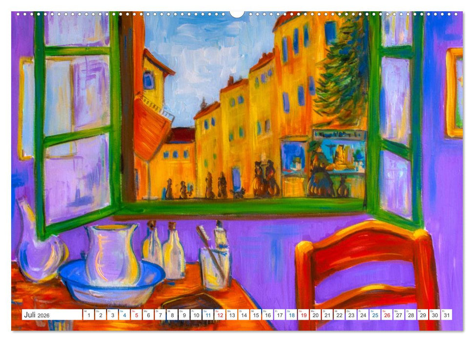 Van Gogh - neu interpretiert (CALVENDO Premium Wandkalender 2026)