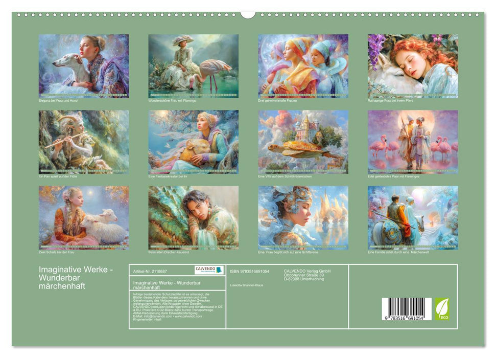 Imaginative Werke - Wunderbar märchenhaft (CALVENDO Premium Wandkalender 2026)