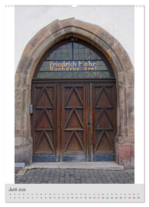 Bad Hersfelder Türen (CALVENDO Premium Wandkalender 2026)