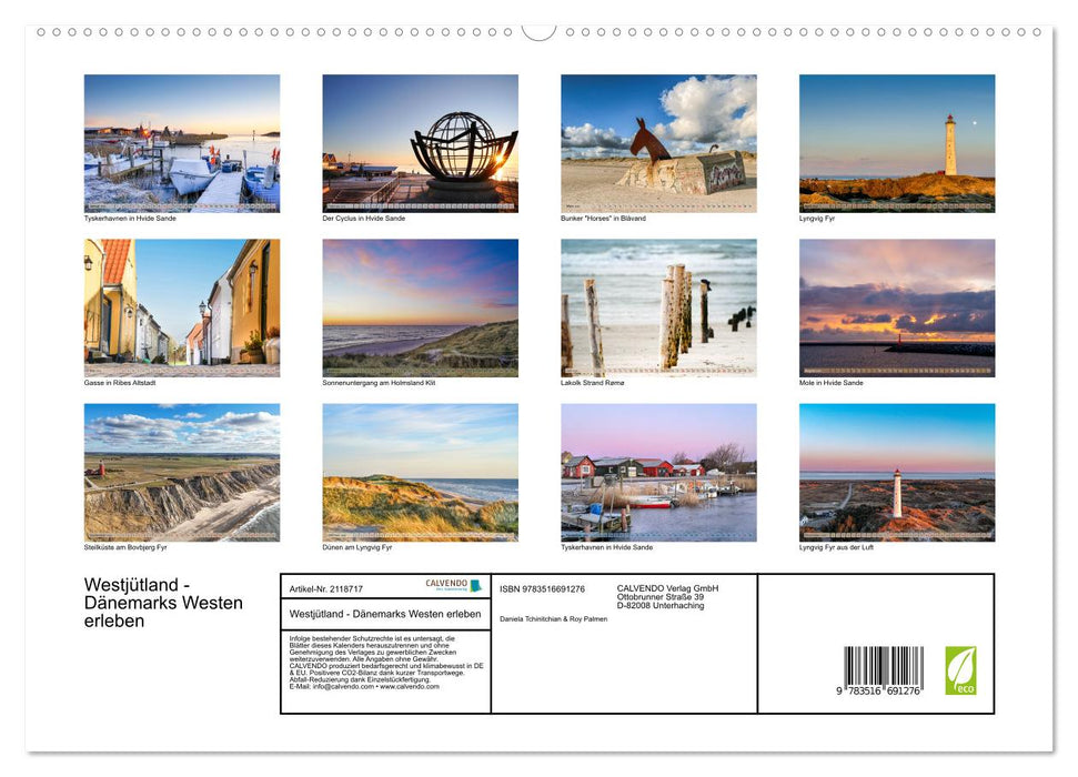 Westjütland - Dänemarks Westen erleben (CALVENDO Premium Wandkalender 2026)