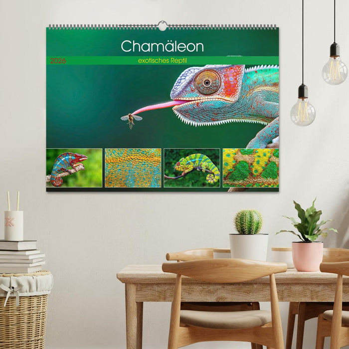 Chamäleon - exotisches Reptil (CALVENDO Wandkalender 2026)