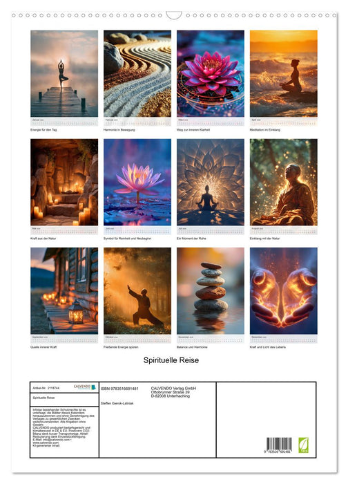 Spirituelle Reise (CALVENDO Wandkalender 2026)