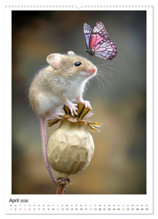 Mäuse - Alarm im Mohnfeld (CALVENDO Premium Wandkalender 2026)