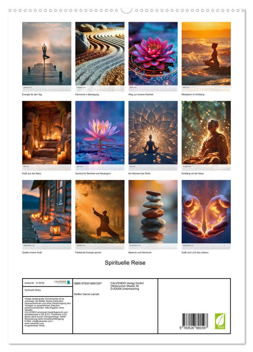 Spirituelle Reise (CALVENDO Premium Wandkalender 2026)