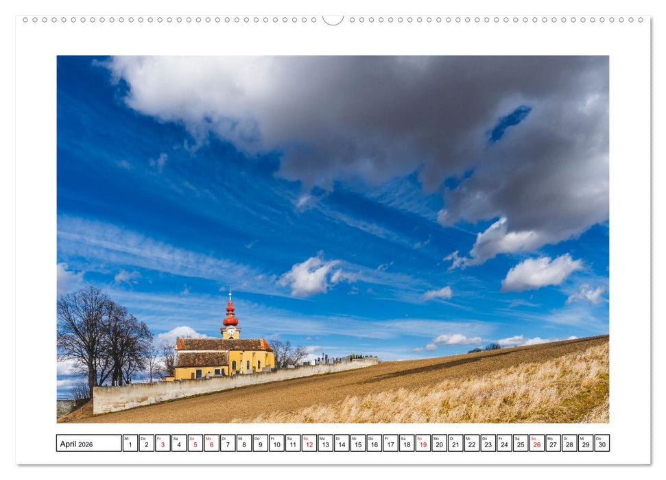 Das Weinviertel - Im Norden von Wien (CALVENDO Wandkalender 2026)