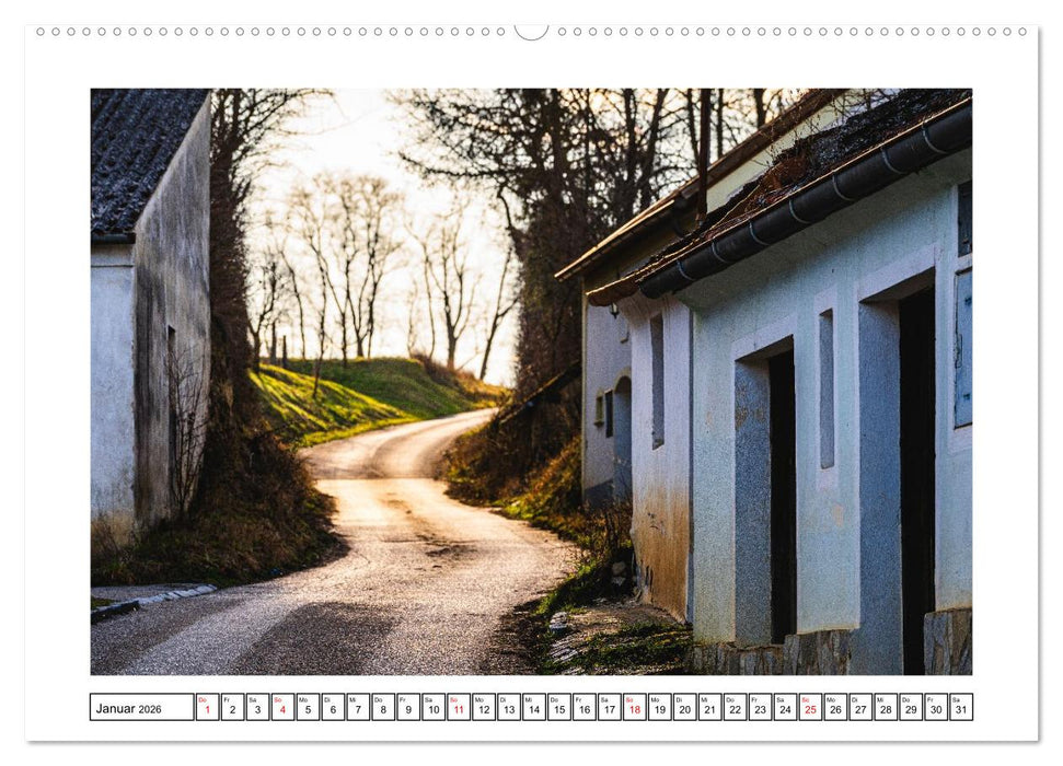 Das Weinviertel - Im Norden von Wien (CALVENDO Premium Wandkalender 2026)