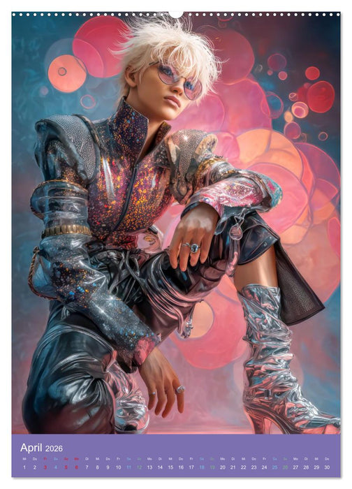 Popstars - Inspiriert vom Mangastil (CALVENDO Wandkalender 2026)