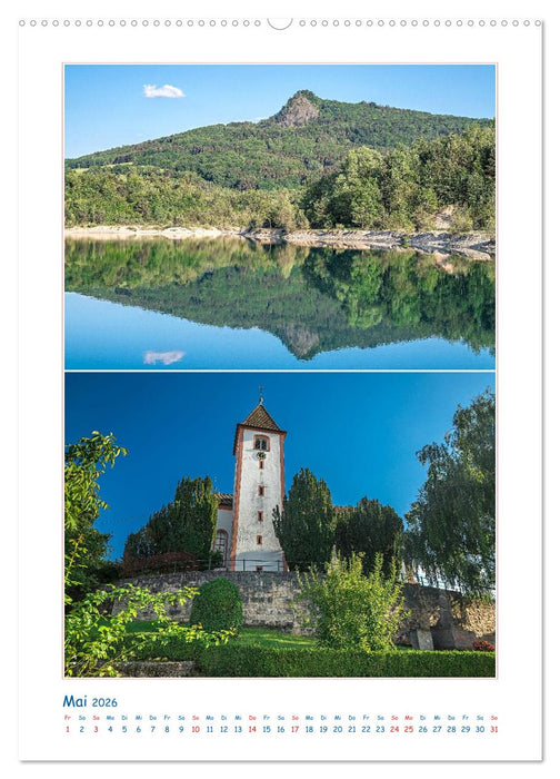 Hilzingen im Hegau und Teilorte (CALVENDO Premium Wandkalender 2026)