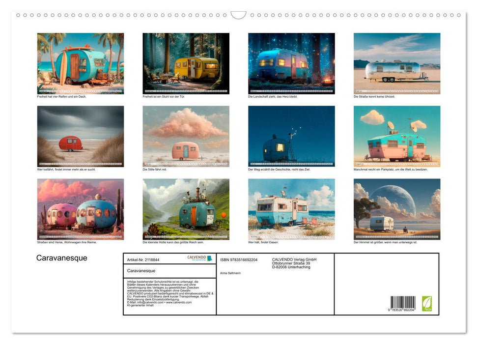 Caravanesque (CALVENDO Wandkalender 2026)