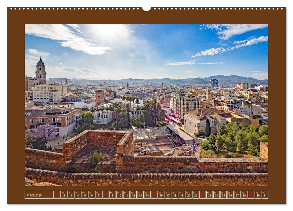 Ein Herz für Málaga (CALVENDO Wandkalender 2026)