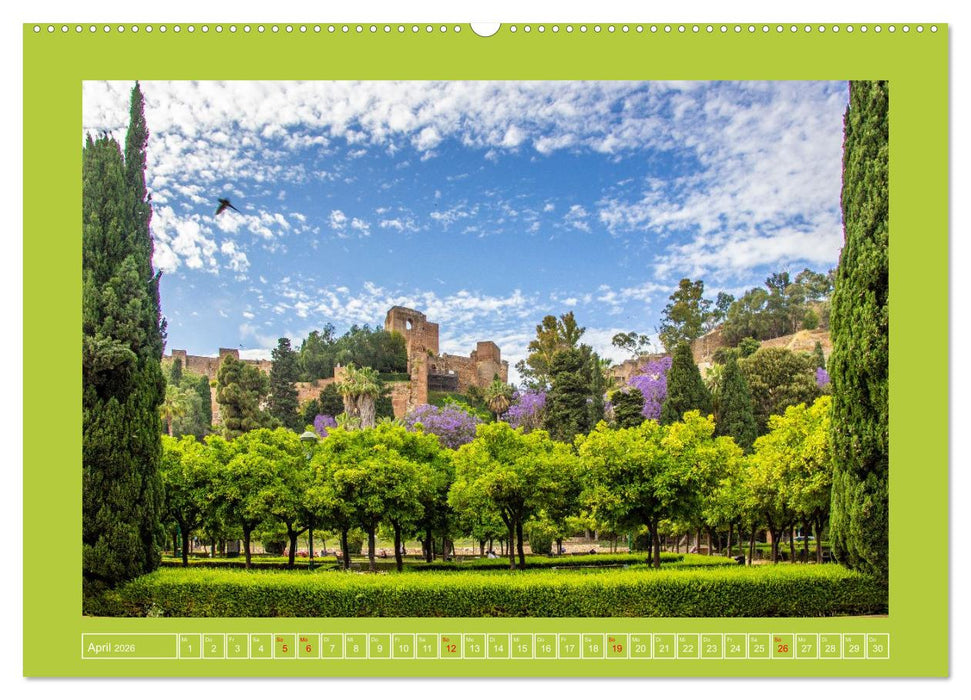 Ein Herz für Málaga (CALVENDO Wandkalender 2026)