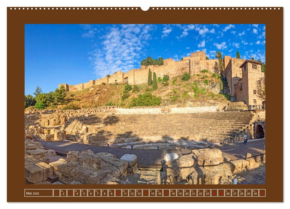 Ein Herz für Málaga (CALVENDO Wandkalender 2026)