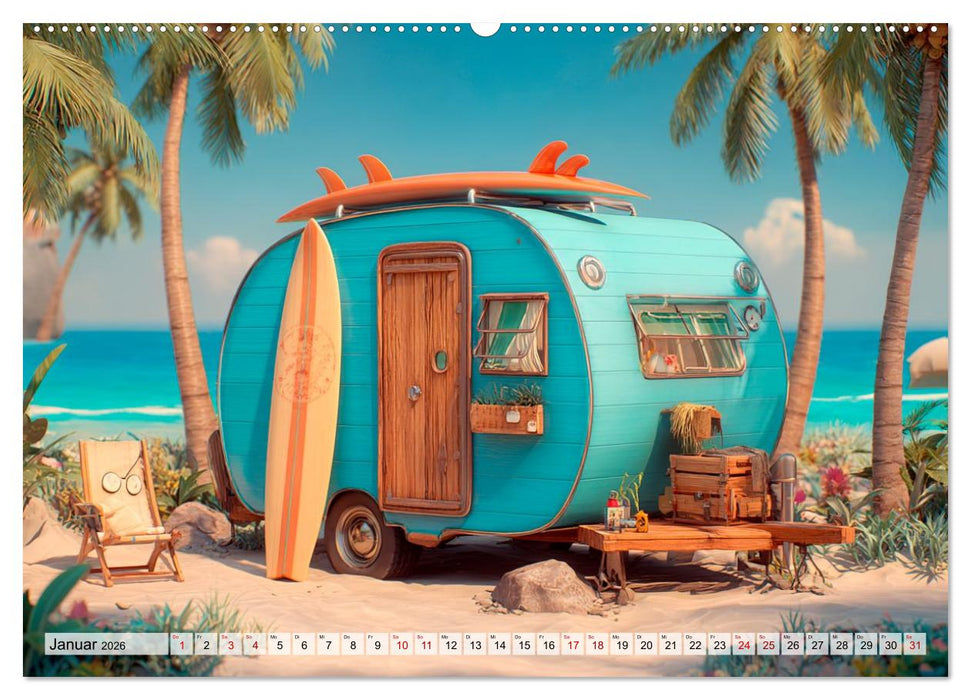 Caravanesque (CALVENDO Premium Wandkalender 2026)