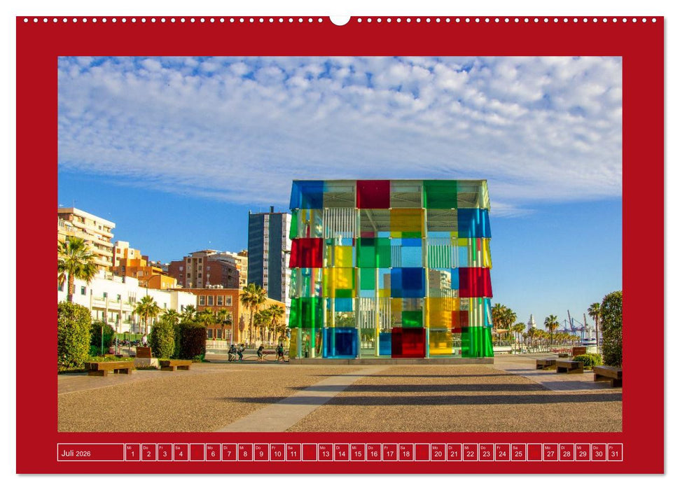 Ein Herz für Málaga (CALVENDO Premium Wandkalender 2026)