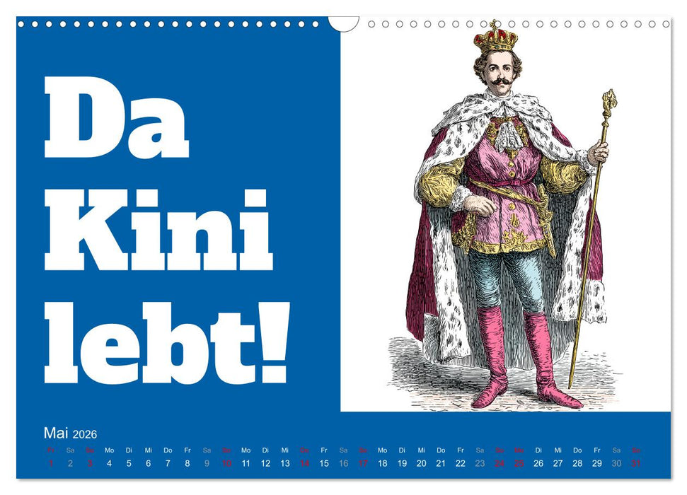 Griaß Eich! Bayern Kalender mit Dialekt und Mundart (CALVENDO Wandkalender 2026)