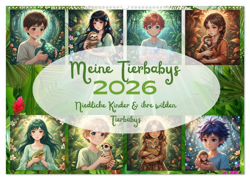Meine Tierbabys (CALVENDO Wandkalender 2026)