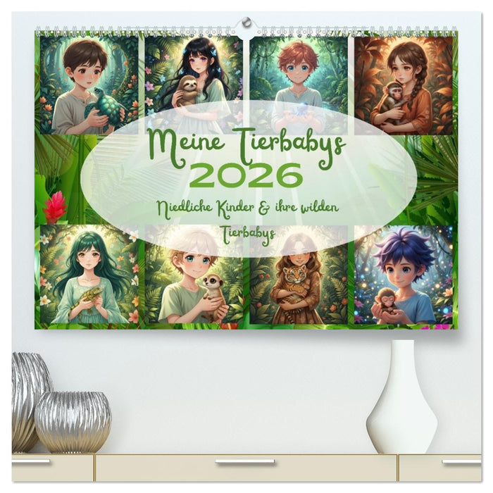 Meine Tierbabys (CALVENDO Premium Wandkalender 2026)
