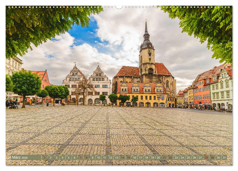 Domstadt Naumburg, eine der schönsten Städte Mitteldeutschlands (CALVENDO Premium Wandkalender 2026)