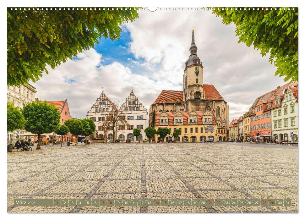 Domstadt Naumburg, eine der schönsten Städte Mitteldeutschlands (CALVENDO Premium Wandkalender 2026)