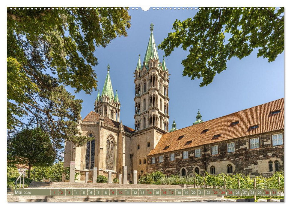 Domstadt Naumburg, eine der schönsten Städte Mitteldeutschlands (CALVENDO Premium Wandkalender 2026)
