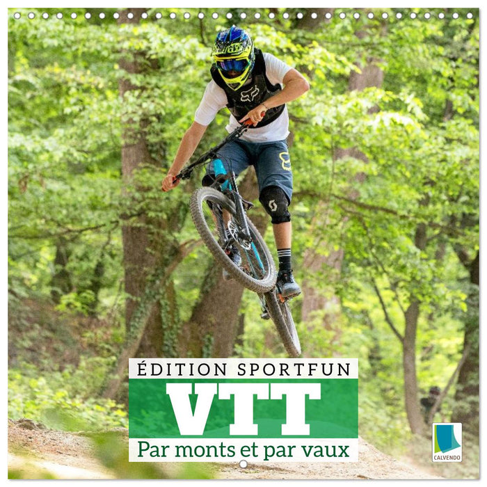 Édition Sport fun : VTT - par monts et par vaux (CALVENDO Calendrier mensuel 2026)